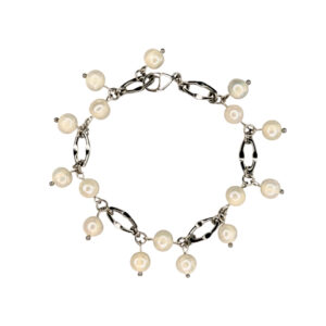 Bracelet With Berries From White Pearl