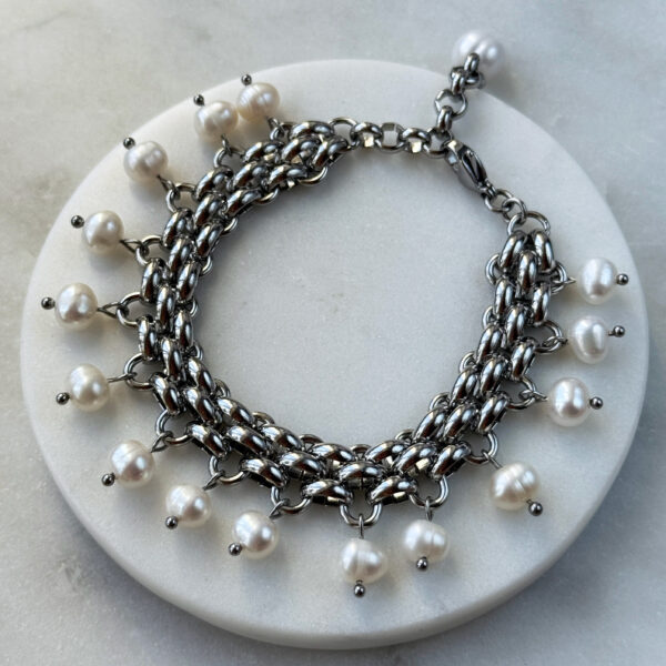 Bracelet With White Pearls 4 – LA-OL