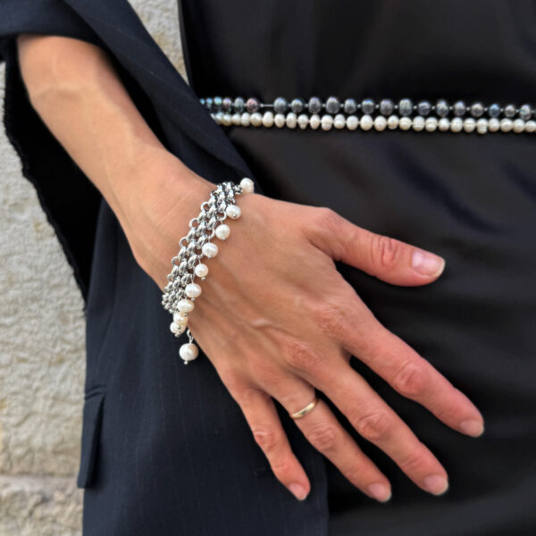 Bracelet With White Pearls 6 – LA-OL