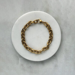 Textured Gold Bracelet 1 – LA-OL