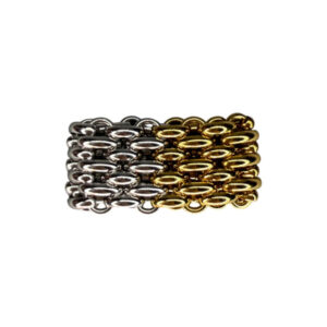 Bicolor Chainmail Ring
