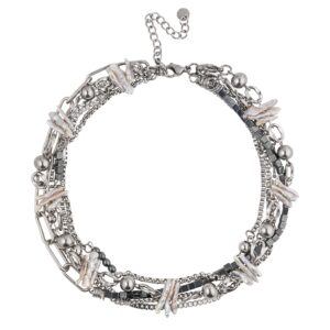 Сollar Necklace "Pearl wire"