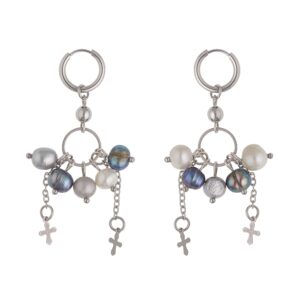 "Pearl Waterfall" Earrings