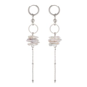 "Pearl wire" Earrings