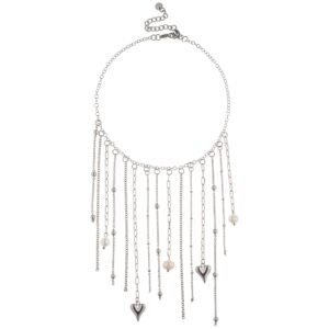 Necklace Gargantilla/ extra accessory for "chameleon" "hearts + pearls"