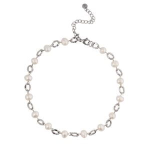 Extra accessory Gargantilla / for "chameleon" "white lace pearls"